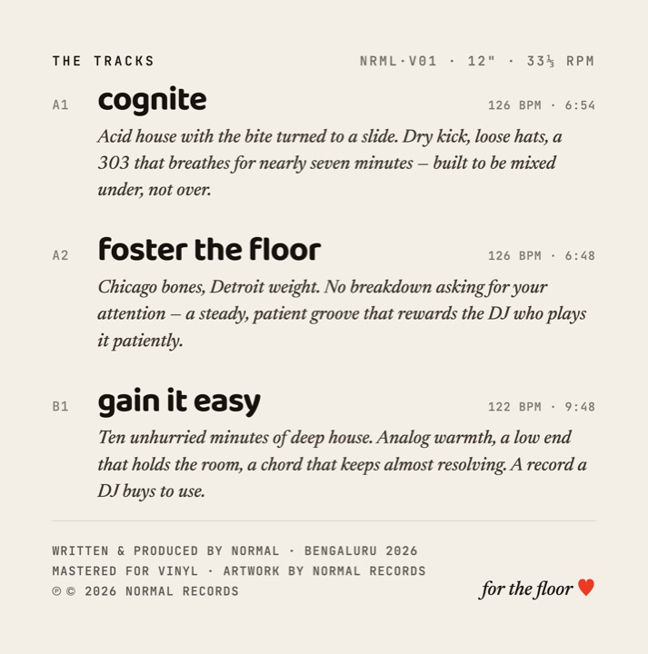 House of Normalcy booklet page with notes for cognite, foster the floor and gain it easy